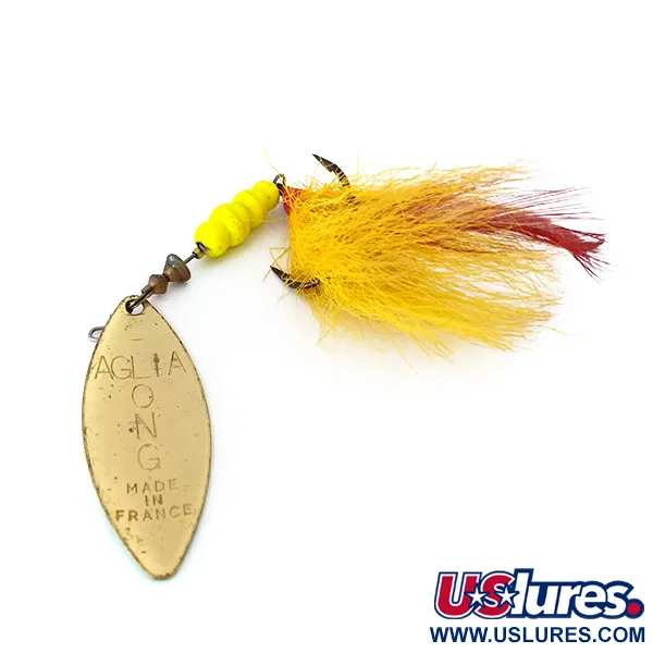 Mepps Aglia Long 4 Dressed Spinner, Fluo, 17g, Bucktail, #10380