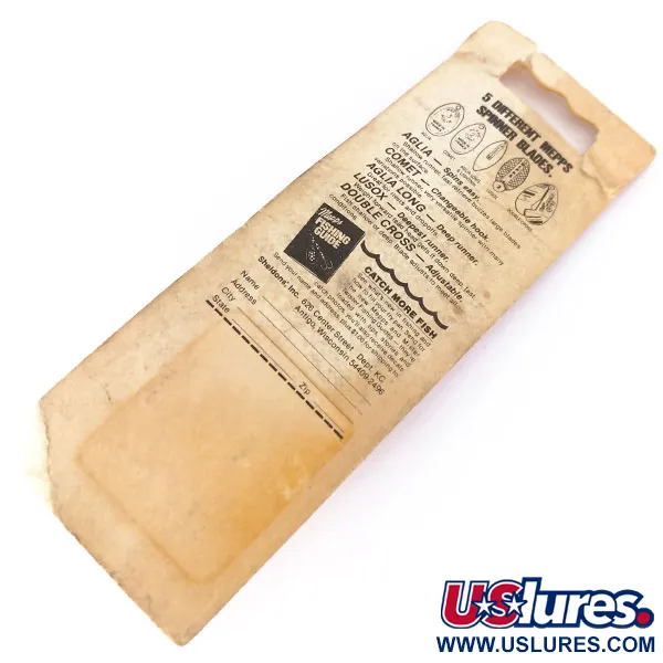 Mepps Aglia 3 Spinner, Gold, 7g, Roter Schlauch, #10381