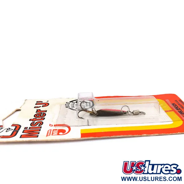 Luhr Jensen Mister J Blinker, Messing/Rot, 2.5g, Fire Stripe, #10387