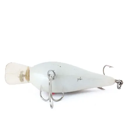 Norman Little N Crankbait, Weiß, 14g, Rasselkammer, #10392
