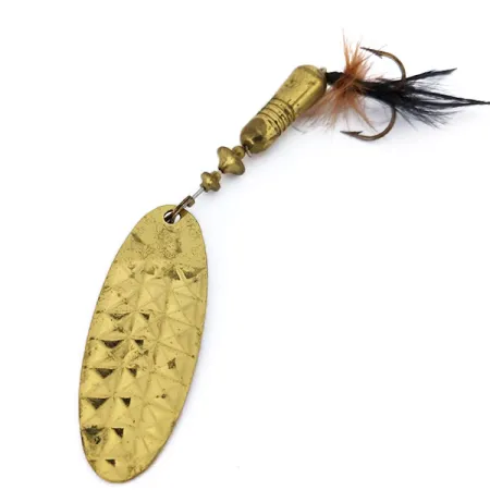 Blue Fox Whisper 3 Spinner, Gold, 11,5g, Hammerschlag-Blatt, #10404