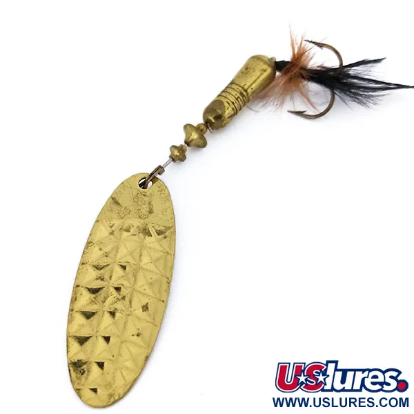 Blue Fox Whisper 3 Spinner, Gold, 11,5g, Hammerschlag-Blatt, #10404