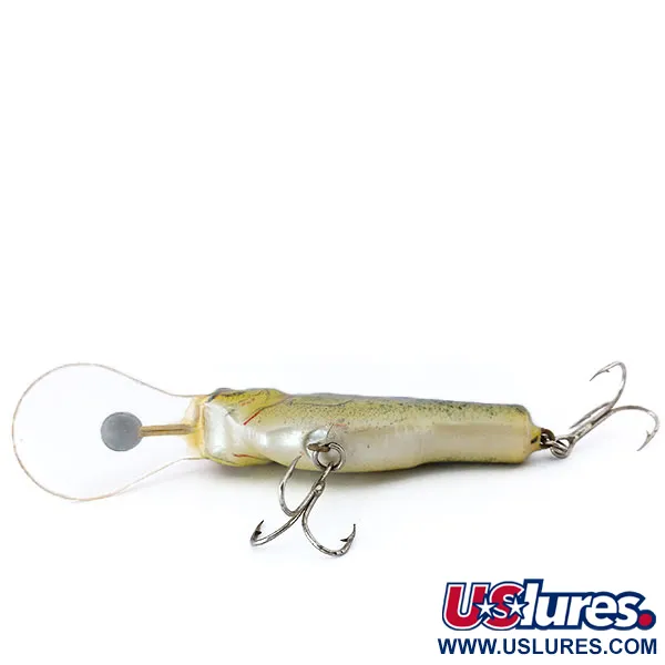 Bagley Balsa Small Fry Crappie Wobbler, Goldgelb, 14g, Balsaholz, #10416