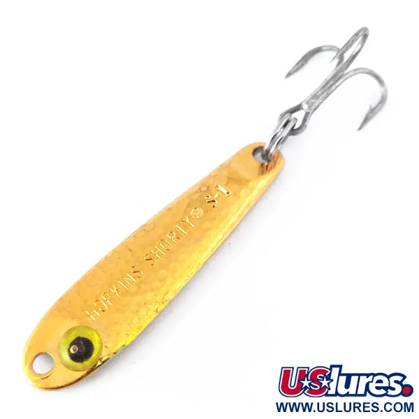 Hopkins s1 Jig Lure Pilker, Hammerschlag-Gold, 9g, USA-Made, #10428