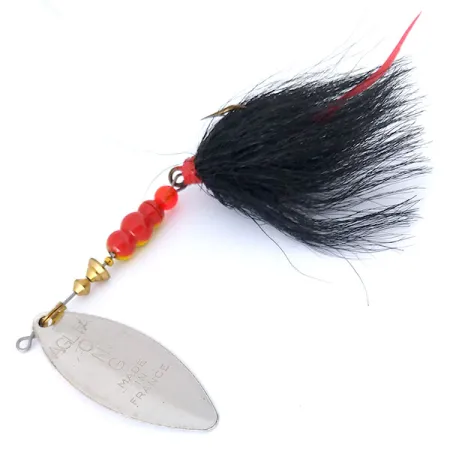 Mepps Aglia Long 3 Dressed (bucktail) Spinner, Silber, 12g, #10434