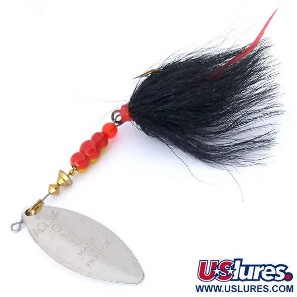 Mepps Aglia Long 3 Dressed (bucktail) Spinner, Silber, 12g, #10434