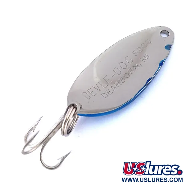 Dardevle Devle Dog 5200 Blinker, Nickel / Blau, 7g, #10447