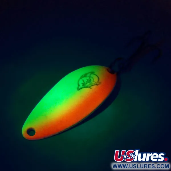 Dardevle Devle Dog 5200 UV Blinker, Gelb/Orange/Nickel, 7g, UV, #10450