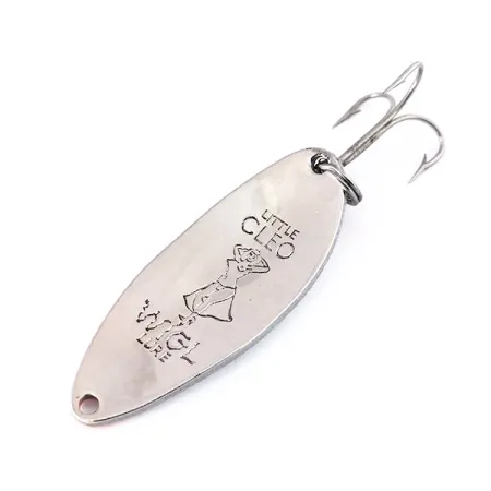 Seneca Little Cleo (Hula Girl) Blinker, White Pearl/Orange, 18g, #10461