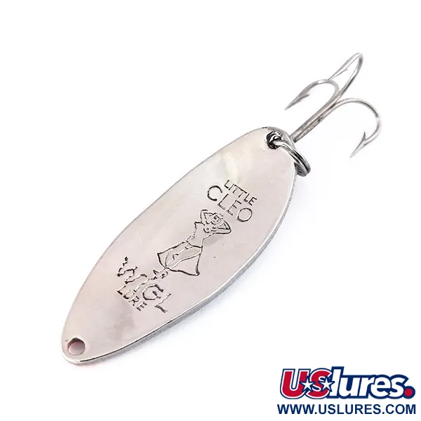 Seneca Little Cleo (Hula Girl) Blinker, White Pearl/Orange, 18g, #10461