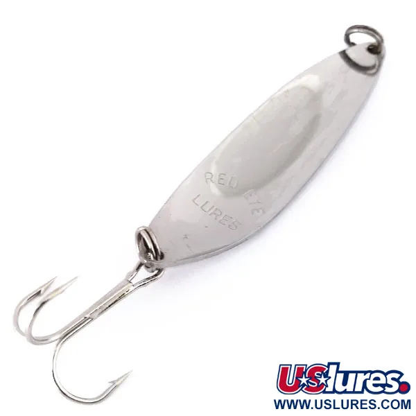 Red Eye Lures The Perfect Minnow Blinker, Nickel, 14g, Vintage, #10470
