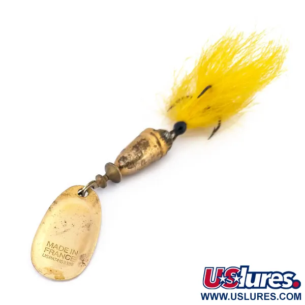 Blue Fox Super Vibrax 3 Foxtail Spinner, Messing, 8g, Feder-Drilling, #10475