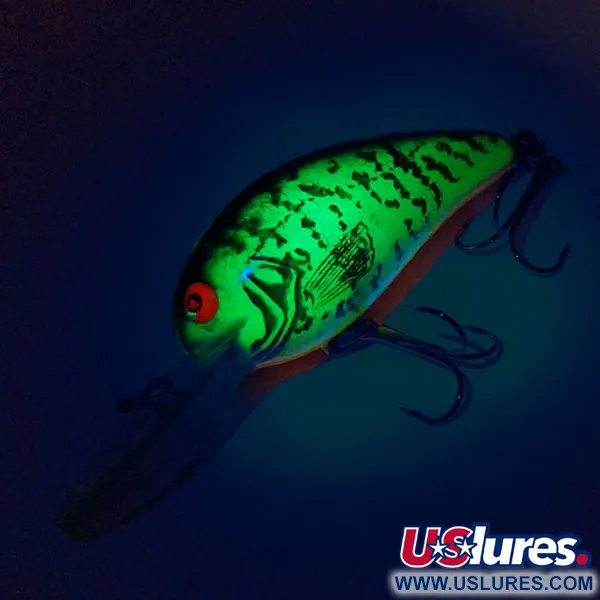 Bomber Model 6A UV Crankbait, UV Glow, 9g, Fluoreszierend, #10480