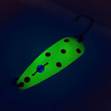 Eppinger Red Eye Evil Eye UV Blinker, Gelb/Rot, 6g, UV-Glow, #10496