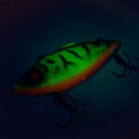 Norman N-Ticer UV Lipless Crankbait, Fire Tiger, 14g, UV, #10530