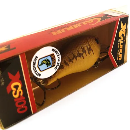 XCalibur XCS100 Crankbait, Brownie, 14g, Squarebill, #10535