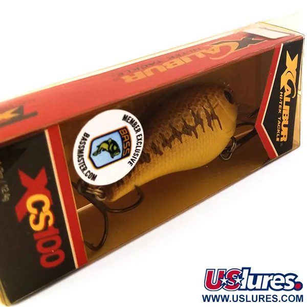 XCalibur XCS100 Crankbait, Brownie, 14g, Squarebill, #10535