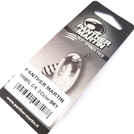 Panther Martin 2 Con Punti Spinner, Black/Yellow, 2,5g, Inline-Blatt, #10552
