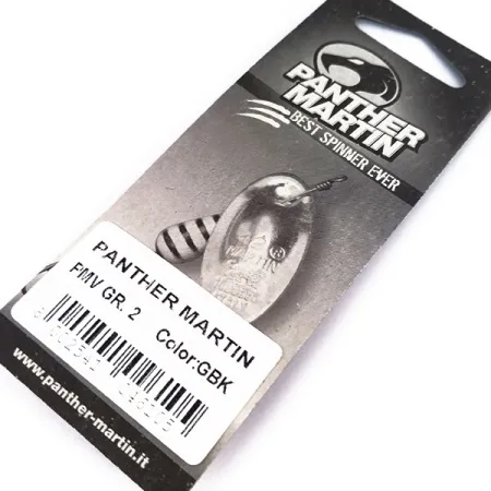 Panther Martin 2 Con Punti Spinner, Gold/Schwarz, 2.5g, In-Line, #10561