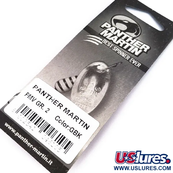 Panther Martin 2 Con Punti Spinner, Gold/Schwarz, 2.5g, In-Line, #10561