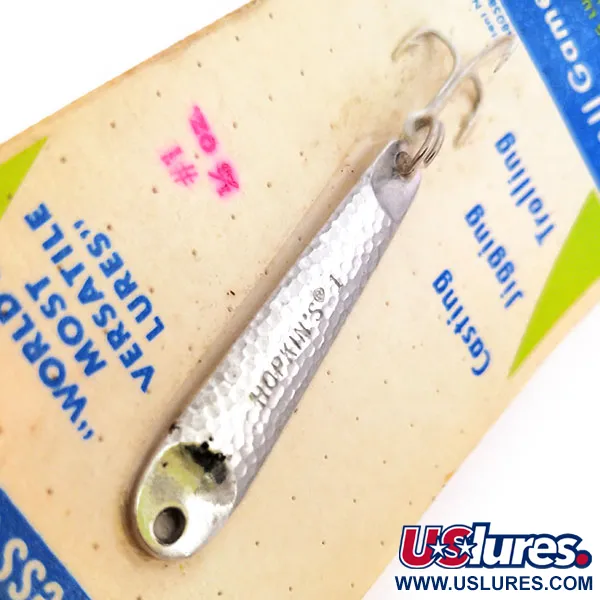 Hopkins s1 Jig Lure Pilker, Hammerschlag-Nickel, 9g, Edelstahl, #10578