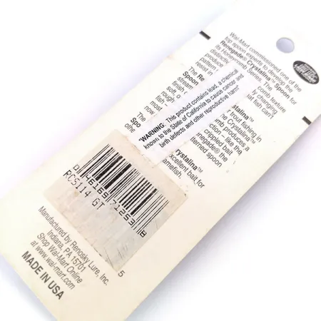 Renegade Crystalina Spoon Blinker, Golden Fish, 11g, Wabenstruktur, #10579