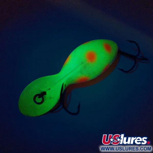 Heddon Tadpolly UV Wobbler, Gelb Orange, 7g, UV Glow, #10594