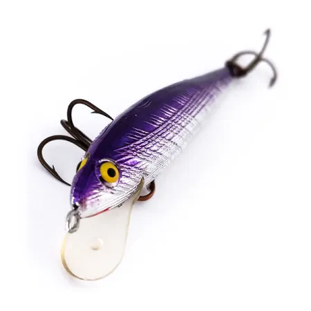 Norman Minnow Floater Schwimmwobbler, Silber/Lila, 5g, Klassiker, #10603