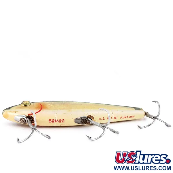 L&S Bait MirrOlure 52M Twitchbait, Grün-Gold, 14g, sinkend, #10604