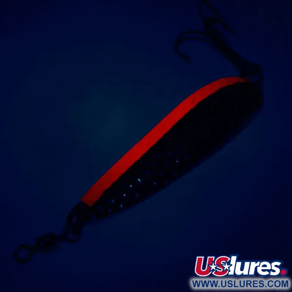 Luhr Jensen Krocodile Die #4 Blinker, Nickel/Orange, 14g, UV, #10625