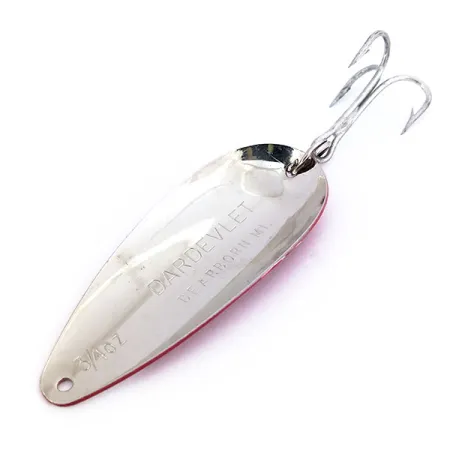 Eppinger Dardevle Dardevlet Blinker, Rot-weiß, 21g, Sammlerstück, #10627