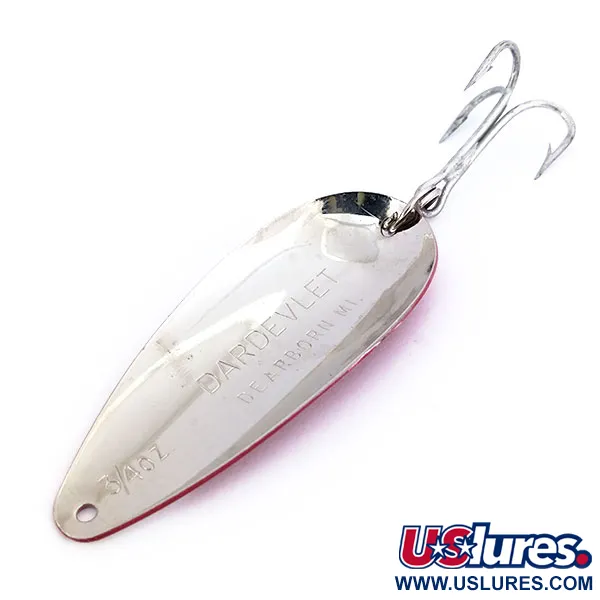 Eppinger Dardevle Dardevlet Blinker, Rot-weiß, 21g, Sammlerstück, #10627