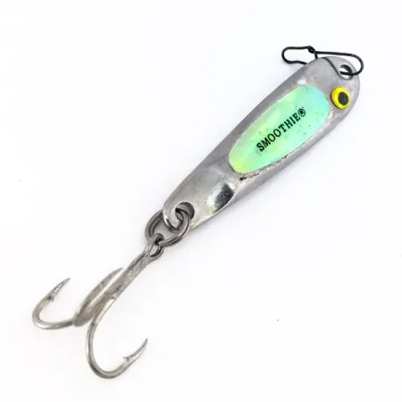 Hopkins Smoothie Glow Jig Lure Pirk, Nickel/Rot/Glow, 21g, Glow, #10628