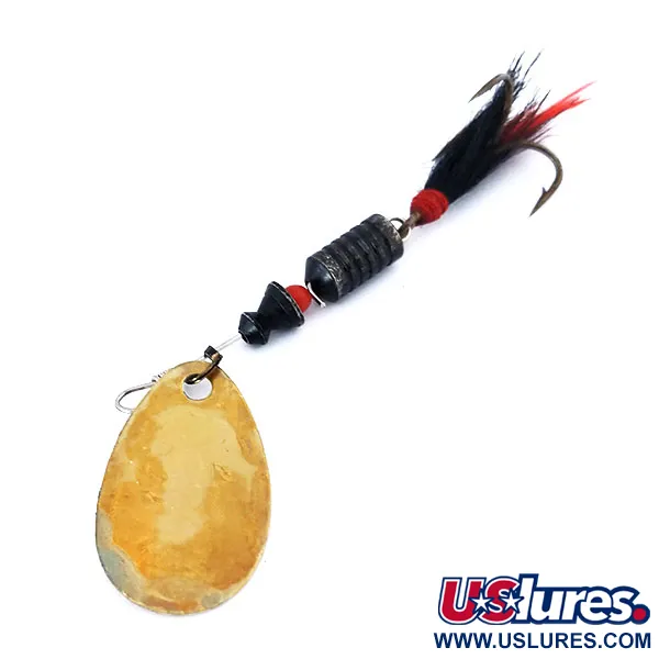 South Bend 3 Spinner, Messing, 7g, Feder-Drilling, #10636