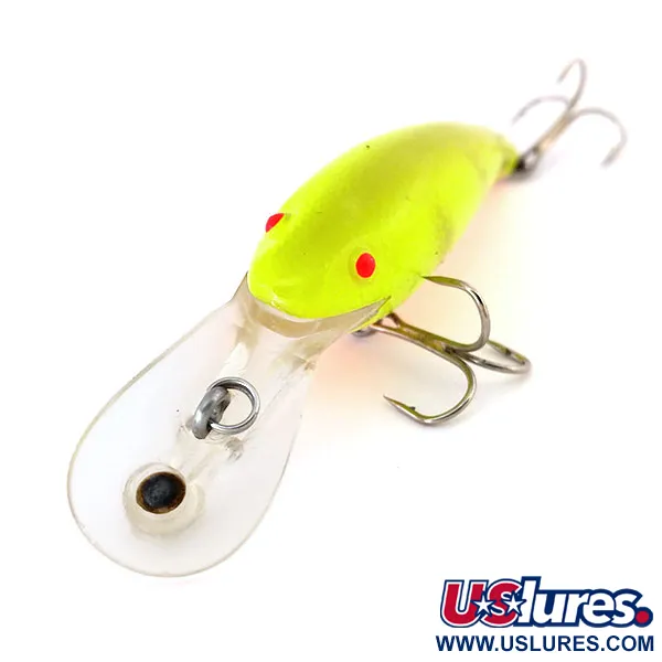 Cotton Cordell Wally Diver UV Wobbler, Chartreuse, 7g, Tiefläufer, #10647