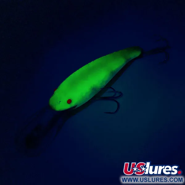 Cotton Cordell Wally Diver UV Wobbler, Chartreuse, 7g, Tiefläufer, #10647