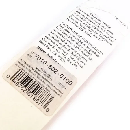 Luhr Jensen P.J.POP Holz-Popper, Weiß, 17g, handgefertigt, #10657