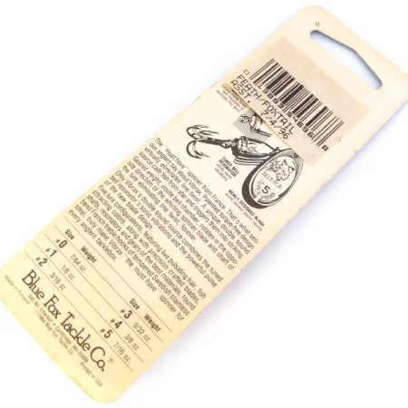 Blue Fox Super Vibrax 2 Foxtail Spinner, Silber, 6g, Federdrilling, #10662