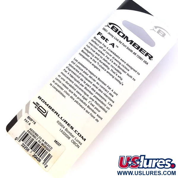 Bomber Fat A Crankbait, B03FTS, 2g, schwimmend, #10665