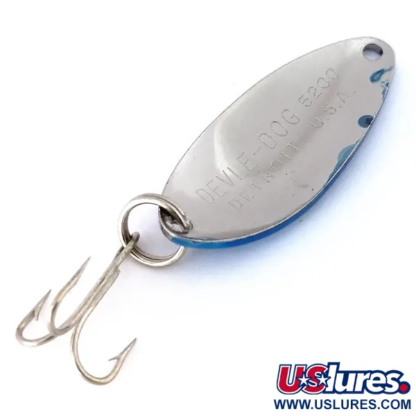 Eppinger Dardevle Devle Dog 5200 Blinker, Blau/Silber, 7g, #10668