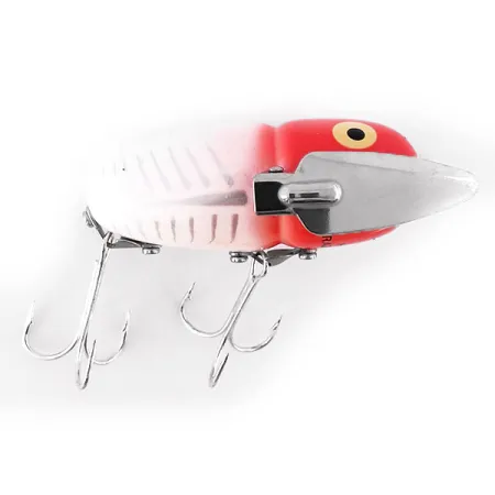 Heddon Crazy Crawler Oberflächenköder, Rot / Weiß, 14g, Flügel, #10955