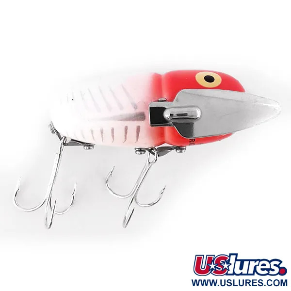 Heddon Crazy Crawler Oberflächenköder, Rot / Weiß, 14g, Flügel, #10955
