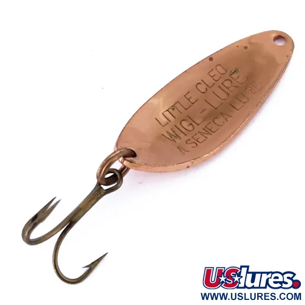 Seneca Little Cleo Blinker, Copper / Red, 7g, Vintage, #10679