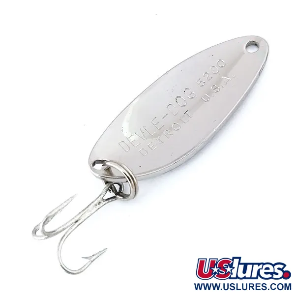 Eppinger Dardevle Devle Dog 5200 Blinker, Nickel, 7g, Detroit-Logo, #10682