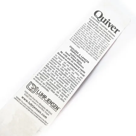 Luhr Jensen Quiver Blinker, Silber, 39g, Flattersinken, #11407