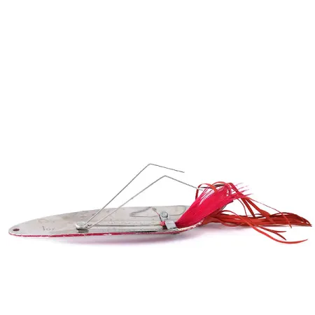 Eppinger Weedless Dardevle Blinker, Rot/Weiß/Nickel, 28g, Krautschutz, #10692