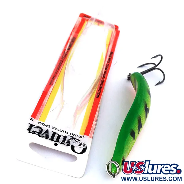 Luhr Jensen Quiver Blinker, Fire Tiger, 39g, Leuchtend, #10694