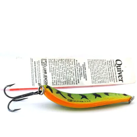 Luhr Jensen Quiver Blinker, Fire Tiger, 39g, Leuchtend, #10694