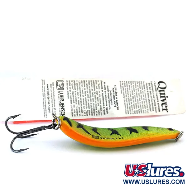 Luhr Jensen Quiver Blinker, Fire Tiger, 39g, Leuchtend, #10694