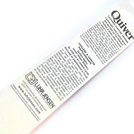 Luhr Jensen Quiver Blinker, Fire Tiger, 39g, Leuchtend, #10694